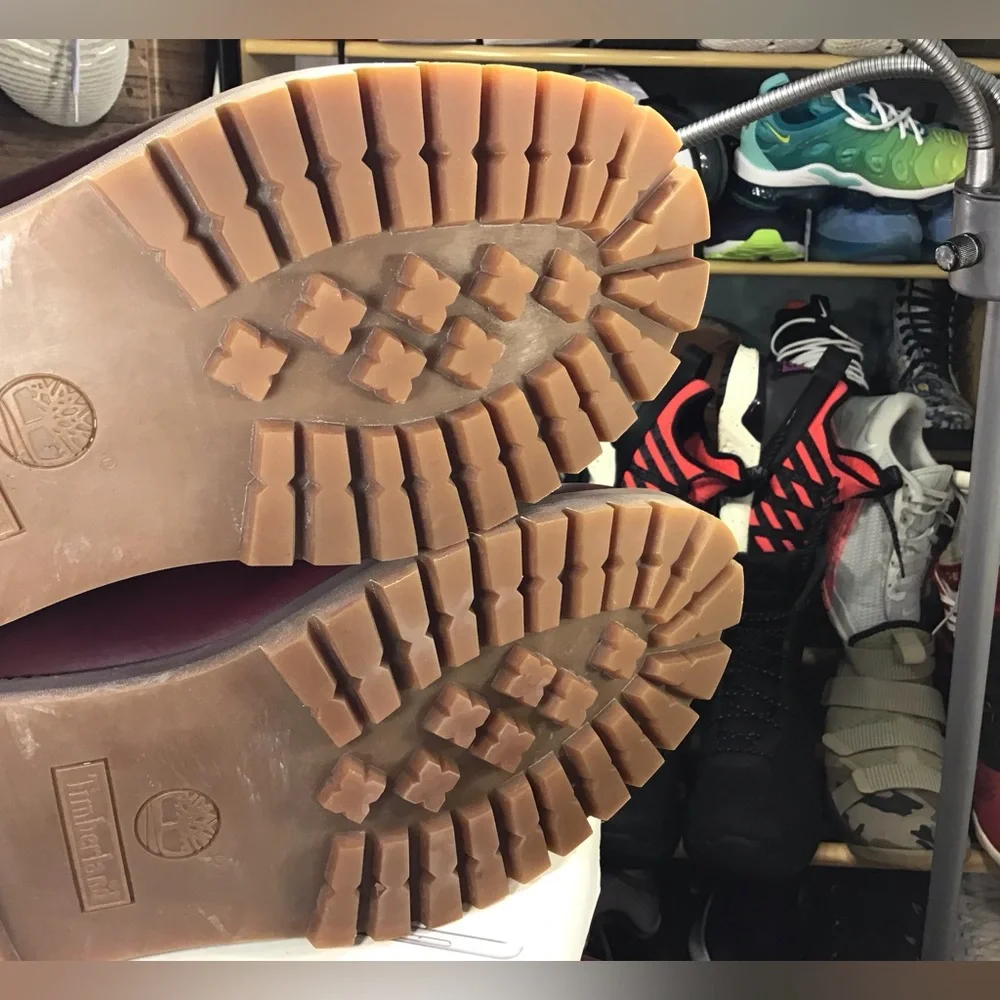 Timberland Heritage 6 Inch Sz 13M Men's Merlot Color Leather TB 0A22W9 - Picture 10 of 16